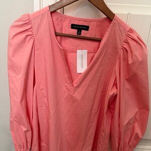 Banana Republic Coral V-Neck Top